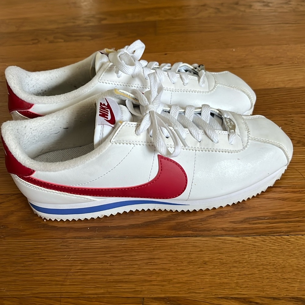 Nike Cortez ‘72 white with red and blue size 8
